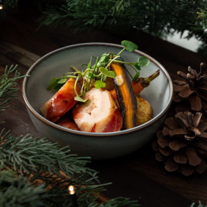 Festive roast meal featured on the LFG Big Christmas Lunch 2026 event page